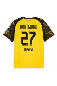 Borussia Dortmund Karim Adeyemi #27 Jalkapallovaatteet Kotipaita 2025-26 Lyhythihainen